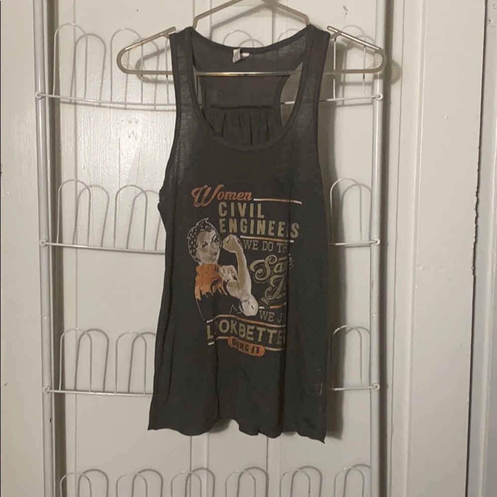 Bella + canvas Women muscle shirt. Size S